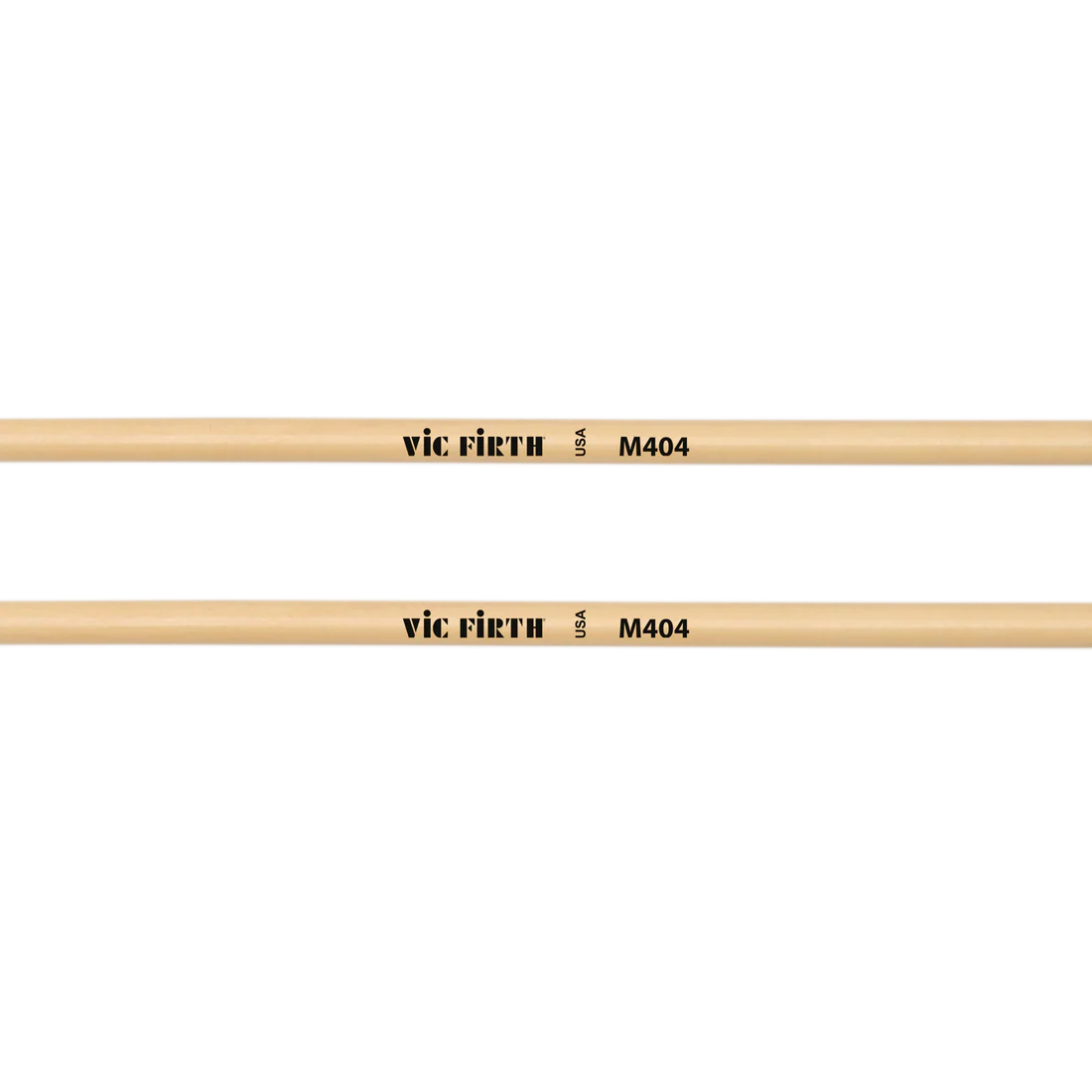 Vic Firth M404 - Articulate Series Keyboard Mallet - Medium Hard Rubber, Oval