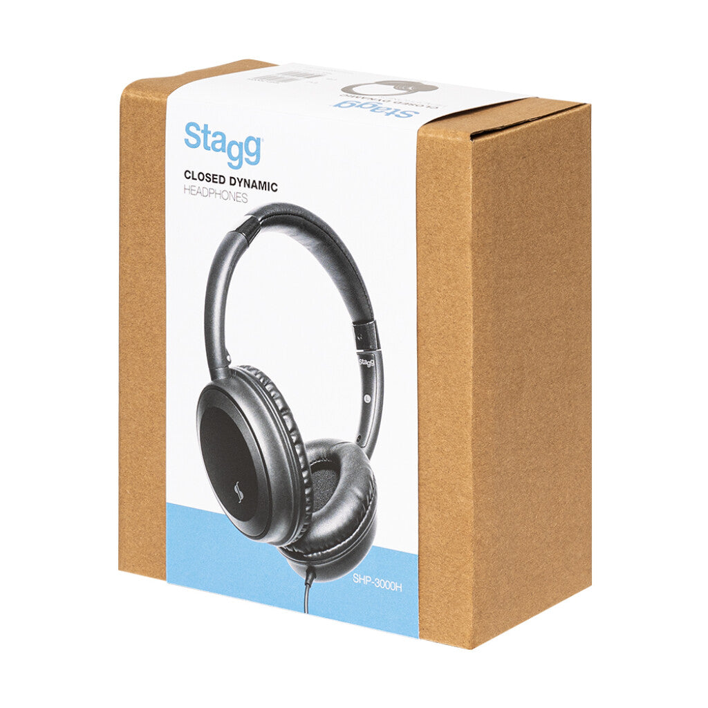 Stagg HiFi Deluxe Stereo Headphones, dynamic type, "closed back" design