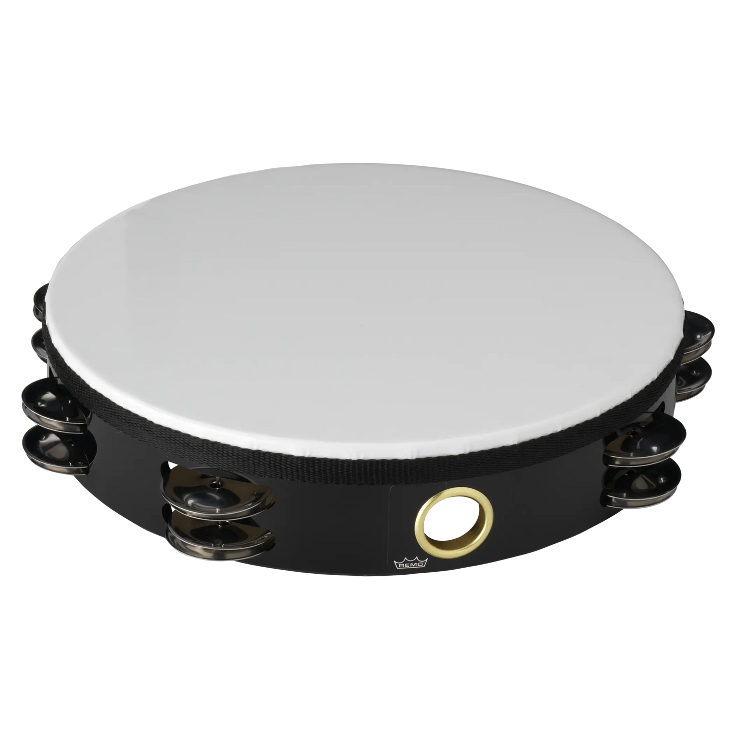 Remo Economy Tambourine - Quadura Black, 10"