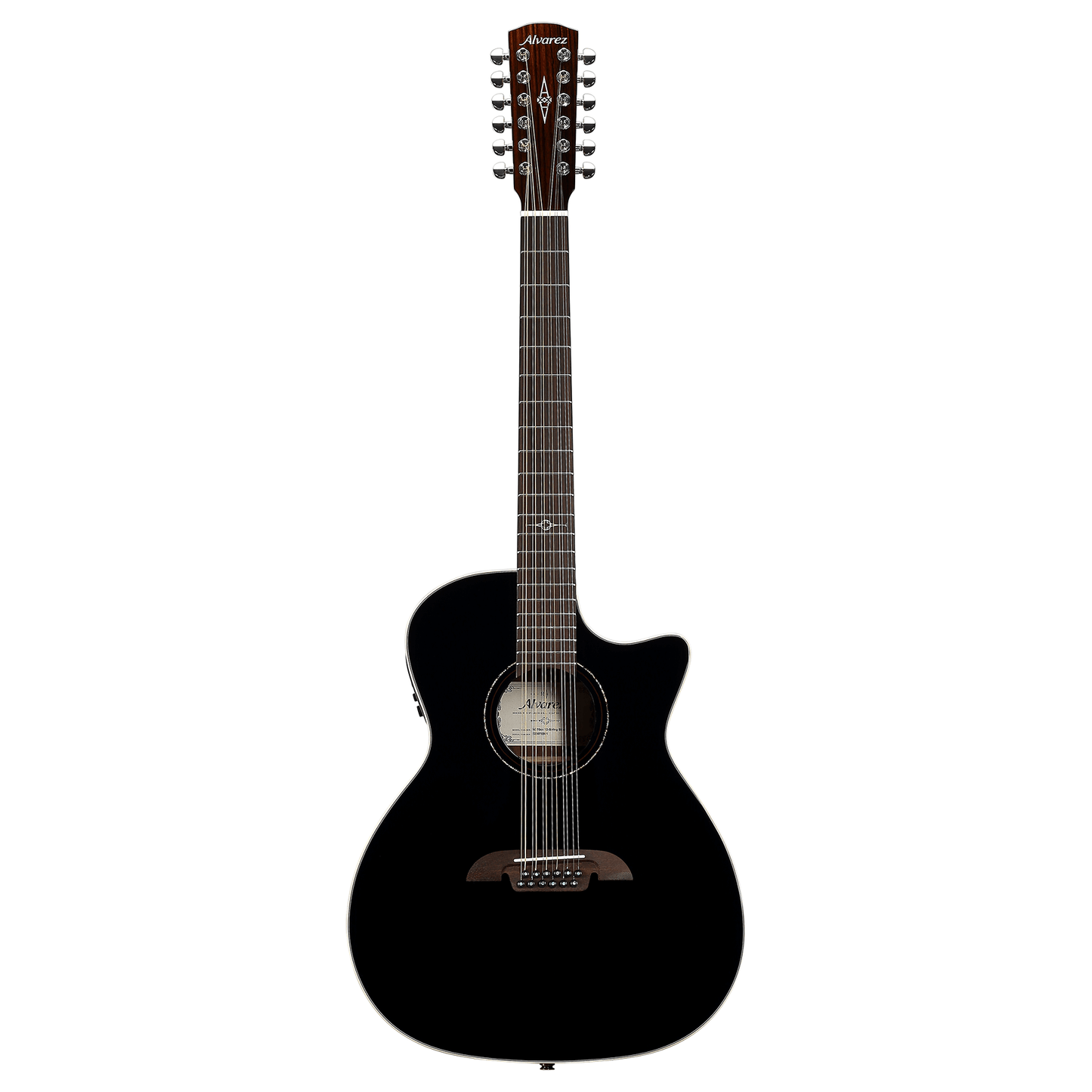 Alvarez Artist Series AG70ce 12-String Black Grand Auditorium