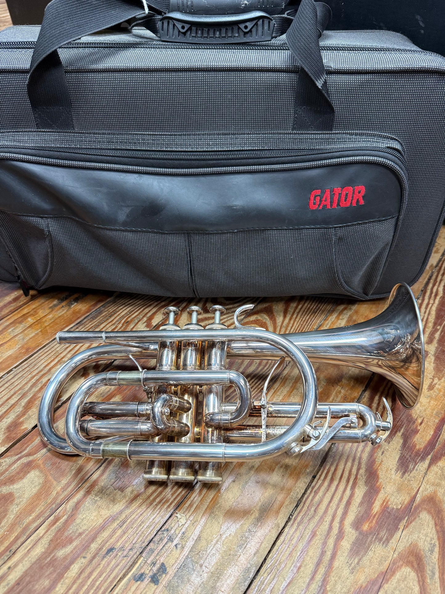 Used RS Berkeley Silver Plated Cornet