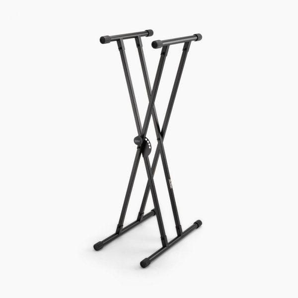 On-Stage Double-X Bullet Nose Keyboard Stand with Lok-Tight Construction