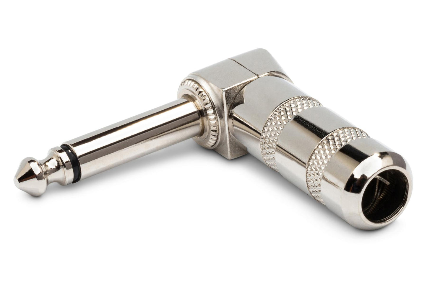 Hosa Connector Right-angle 1/4 in TS