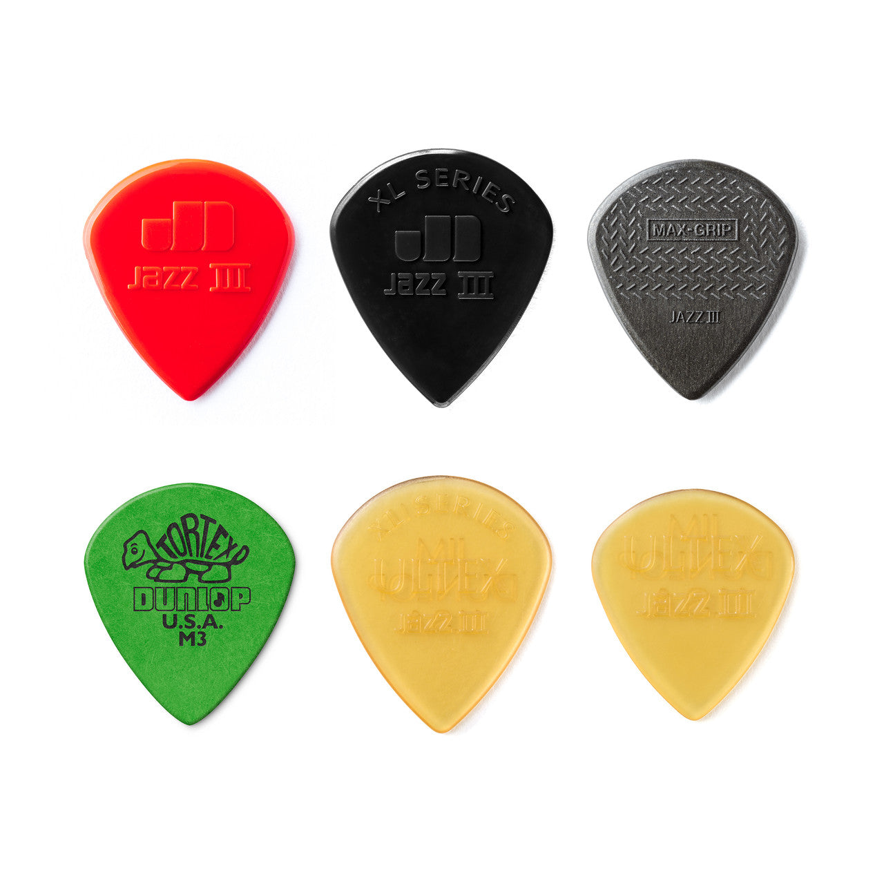JAZZ III PICK VARIETY PACK - 6 PACK