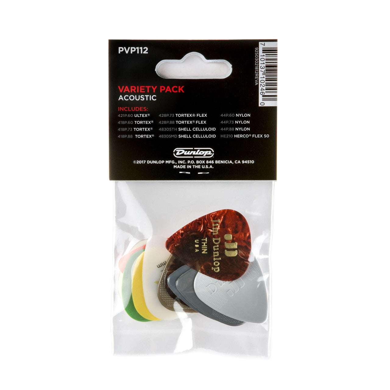 ACOUSTIC PICK VARIETY PACK - 12 PACK