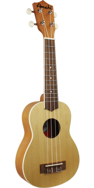 Amahi Spruce & Mahogany Ukulele, 4 sizes