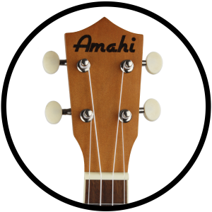 Amahi Spruce & Mahogany Ukulele, 4 sizes