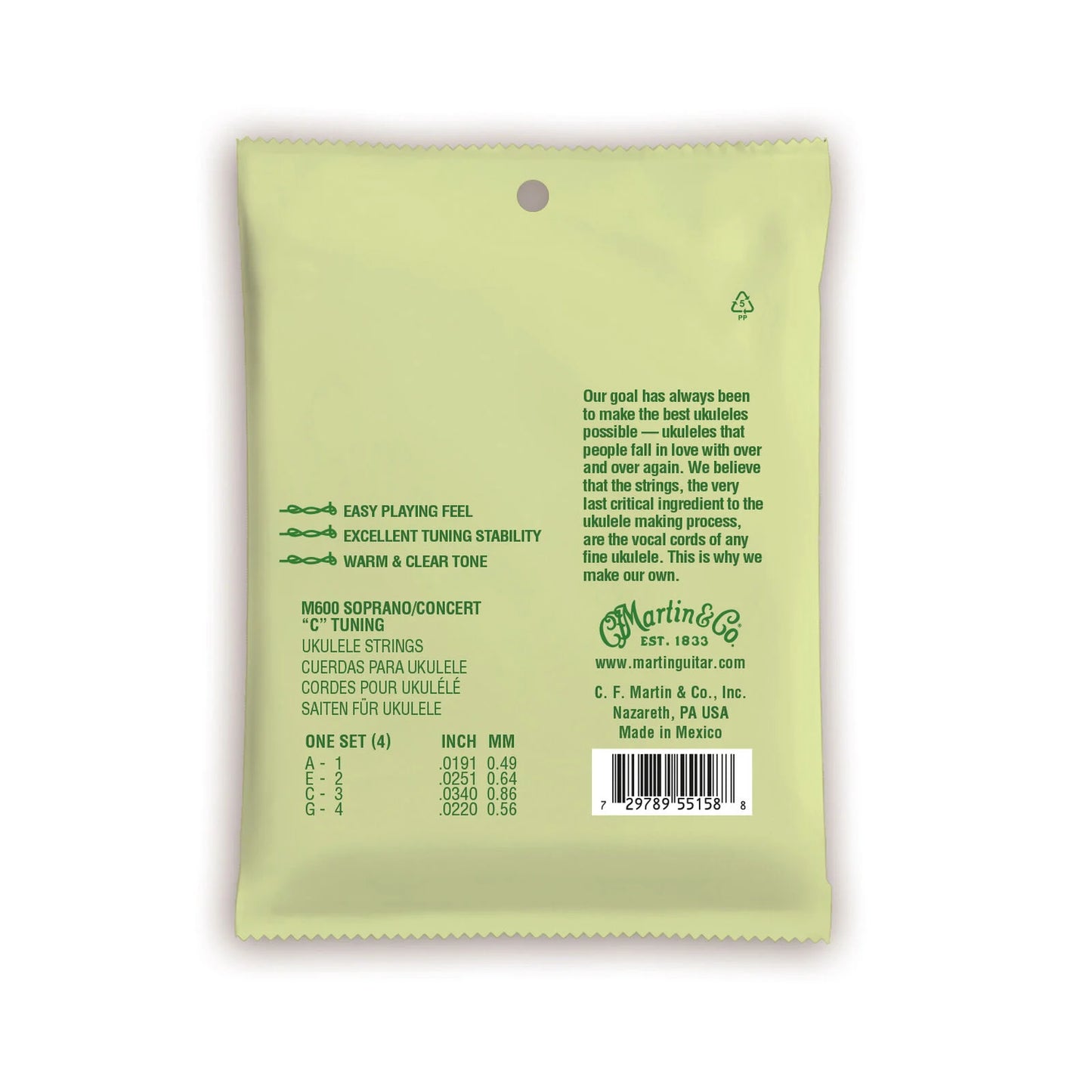 C. F. Martin & Company Ukulele Strings