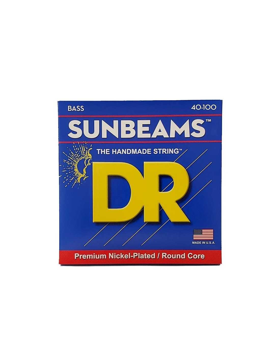 DR Sunbeams 40-100 NICKEL PLATED STEEL BASS STRINGS