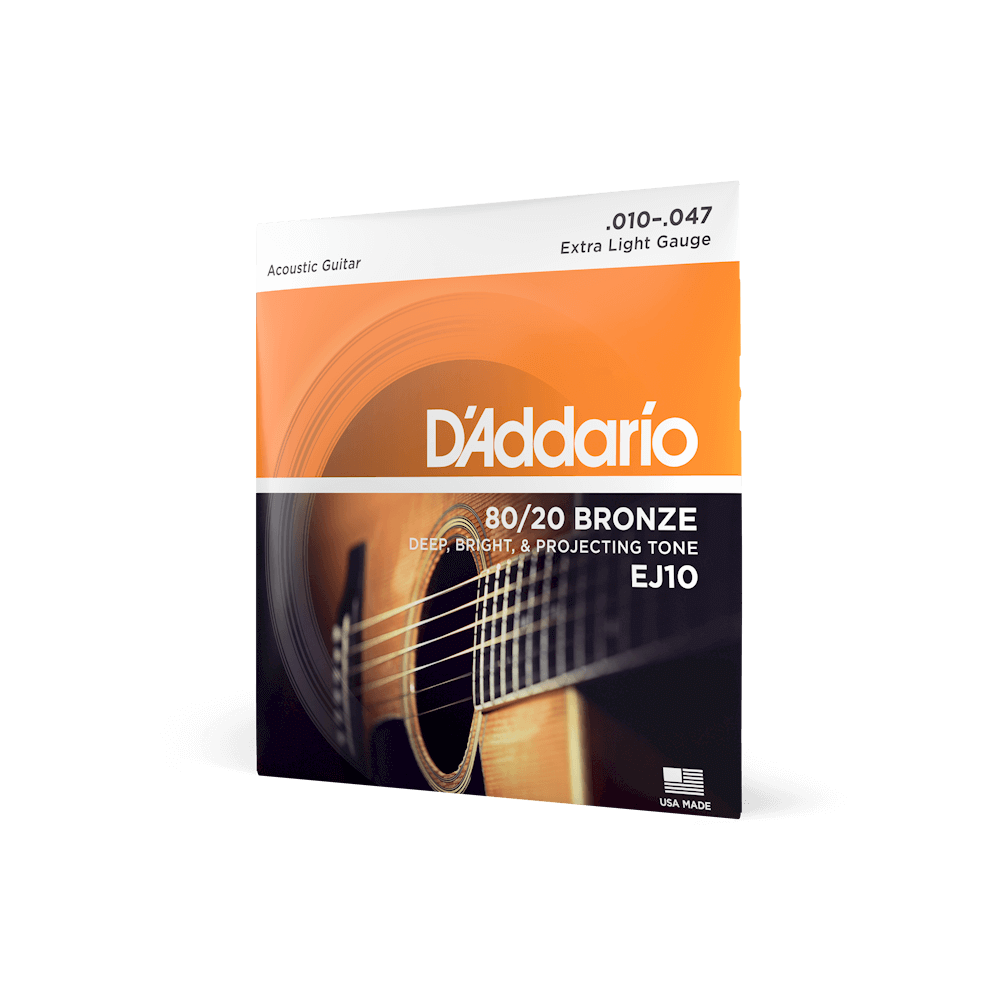 D'Addario 80/20 Bronze Acoustic Guitar strings