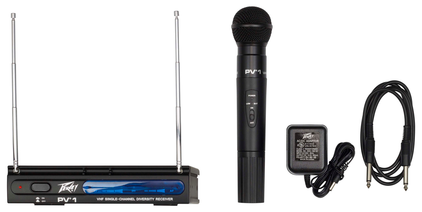 Peavey Single Chanel Wireless System for Vocals PV-1 V1 HH 203.400MHZ
