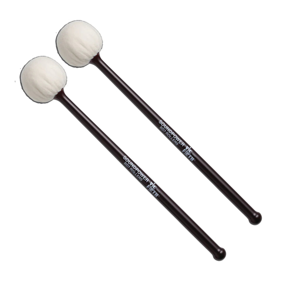 Vic Firth BD7 - Soundpower Bass Drum - Rollers Mallets