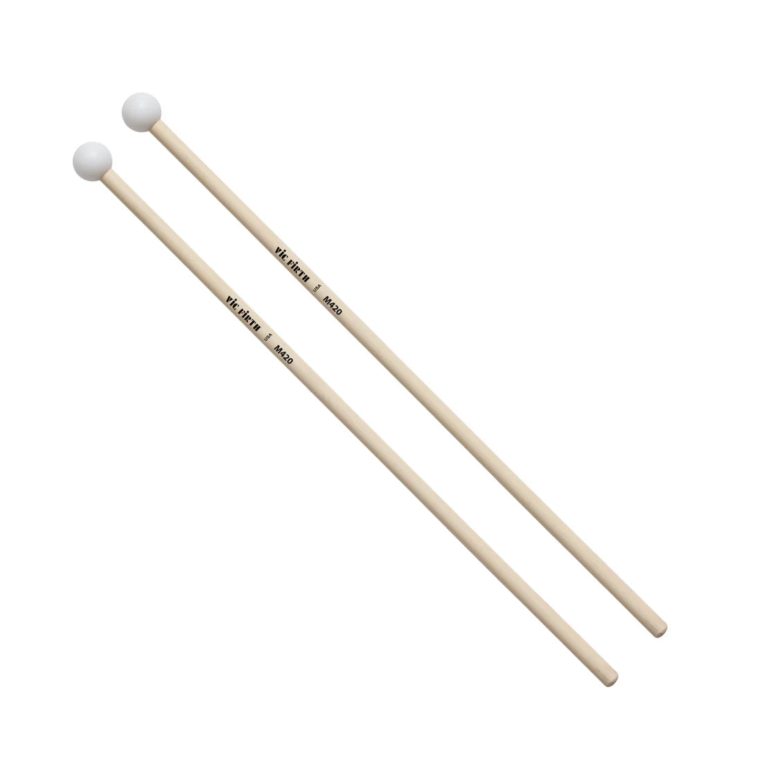 Vic Firth M420 - Articulate Series Keyboard Mallet - 3/4" Acetyl, Round