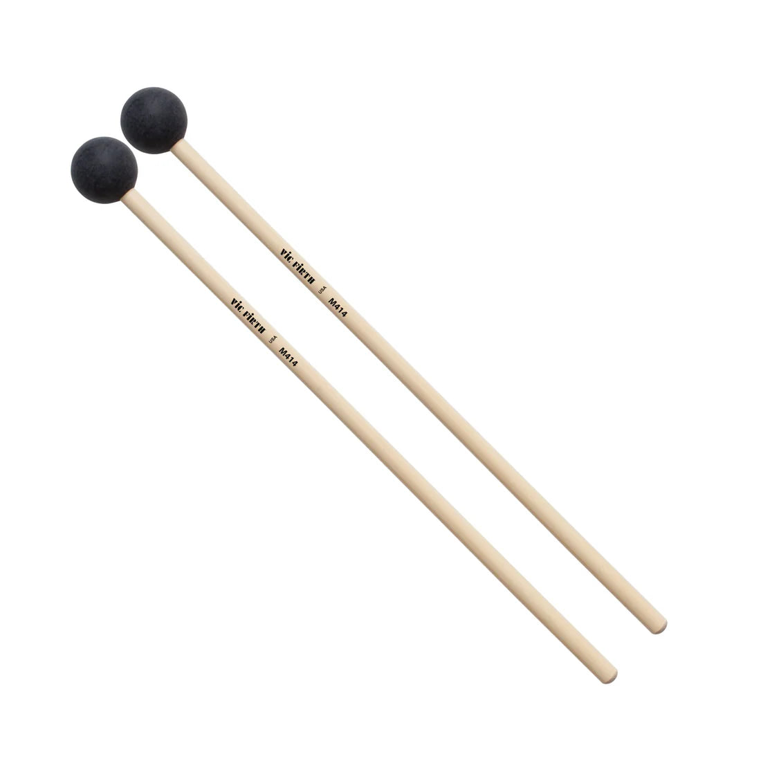 Vic Firth M414 - Articulate Series Keyboard Mallet - Hard Rubber, Round 1 1/4"
