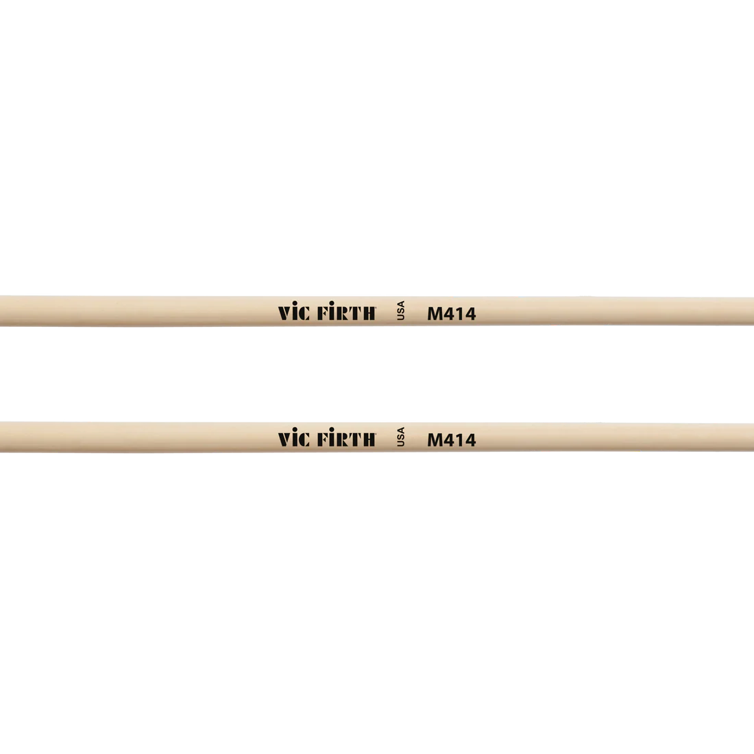 Vic Firth M414 - Articulate Series Keyboard Mallet - Hard Rubber, Round 1 1/4"