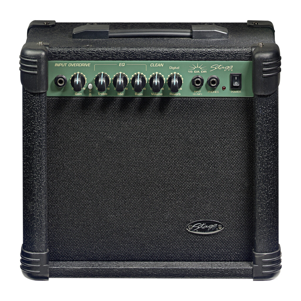 Stagg 15 W RMS Guitar Amplifier with Digital Reverb