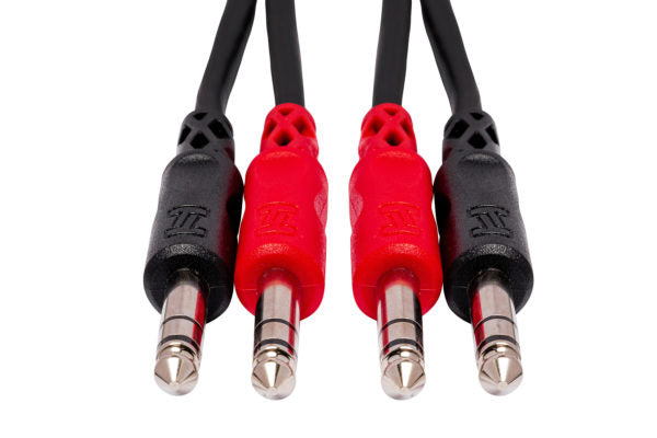 Hosa Stereo Interconnect Dual 1/4 in TRS to Same