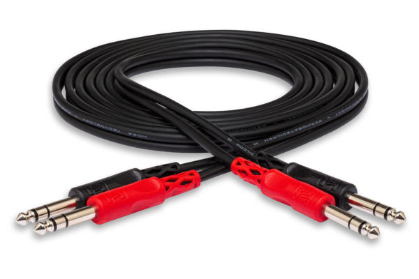 Hosa Stereo Interconnect Dual 1/4 in TRS to Same