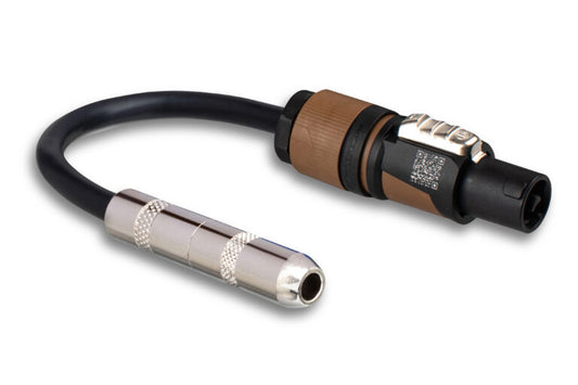 Hosa Speaker Adapter Hosa 1/4 in TS to Neutrik speakON