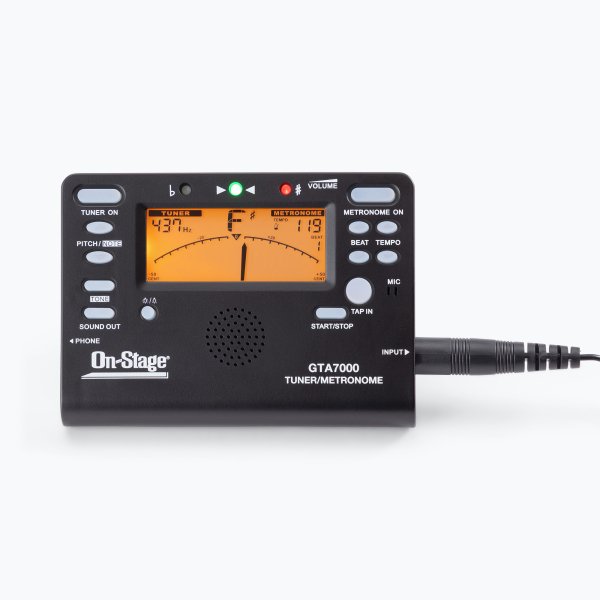 On-Stage Chromatic Tuner, Metronome, and Tone Generator w/ External Microphone