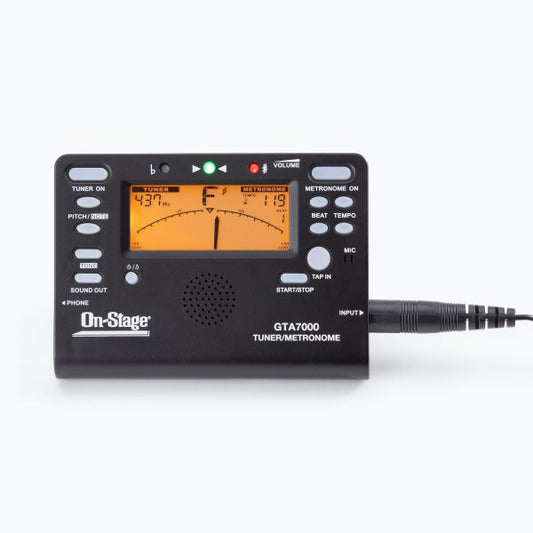 On-Stage Chromatic Tuner, Metronome, and Tone Generator w/ External Microphone