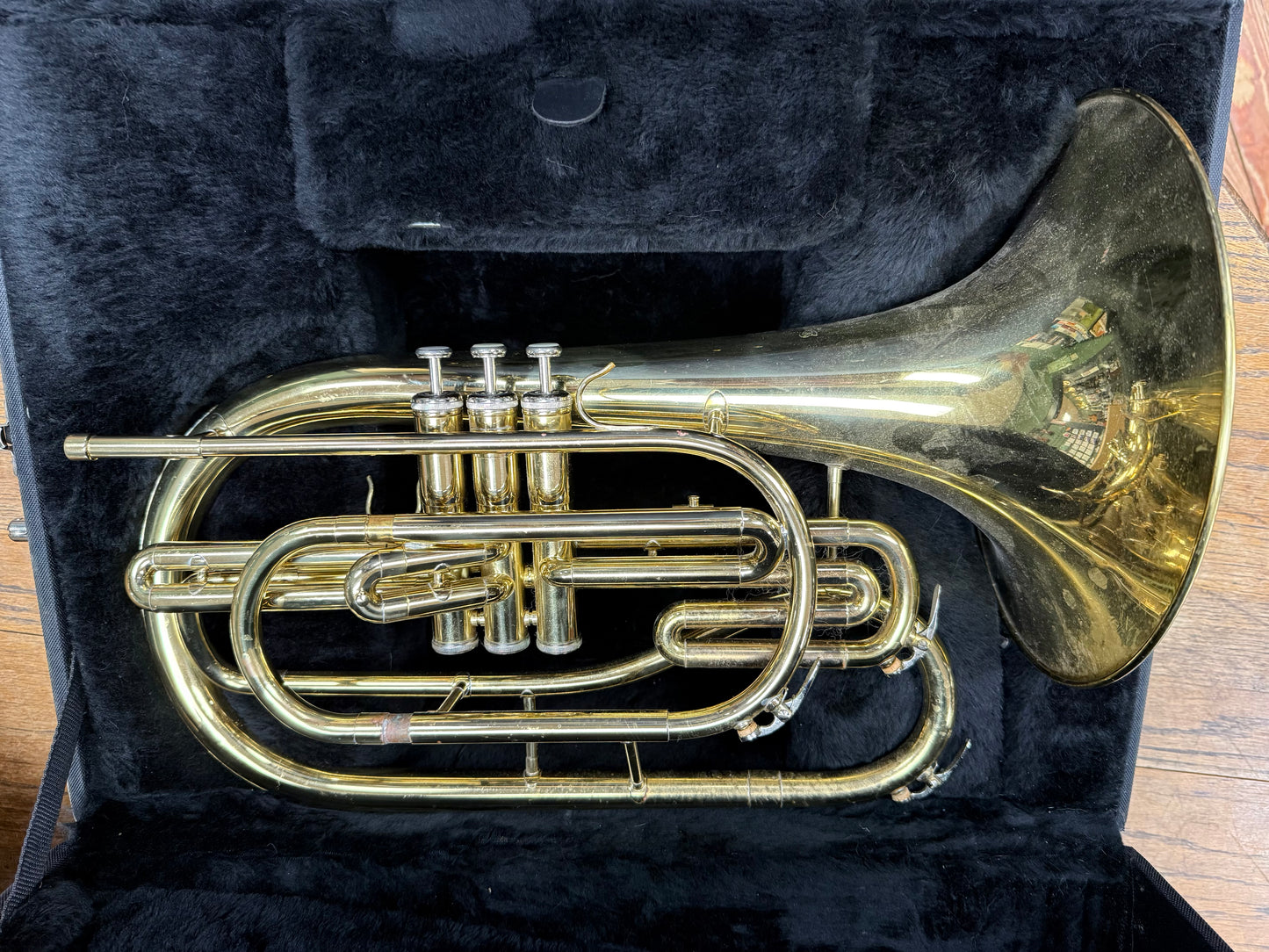 Used Dynasty Model 446 Bb Marching French Horn