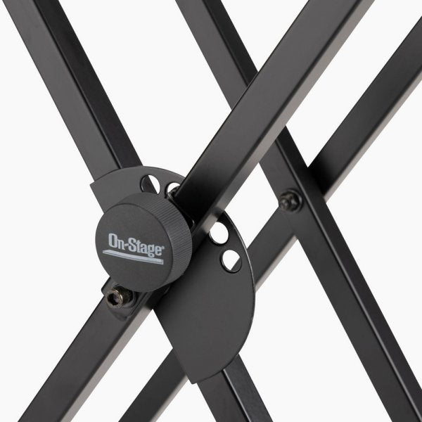 On-Stage Double-X Bullet Nose Keyboard Stand with Lok-Tight Construction