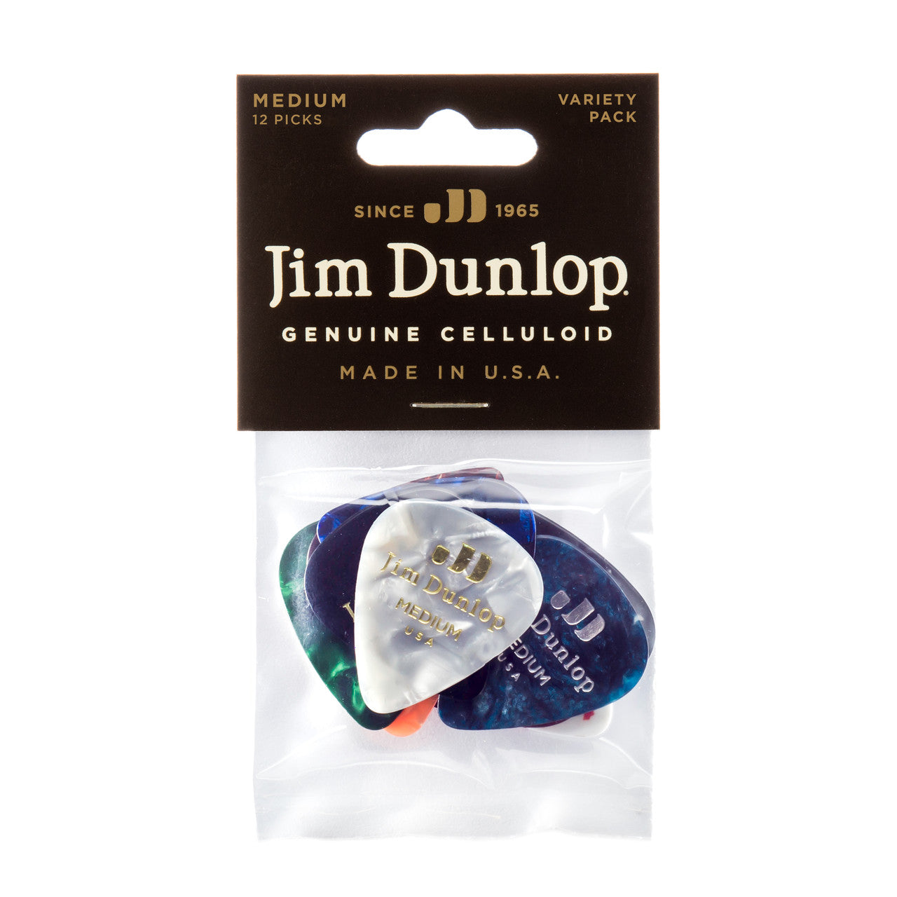CELLULOID PICK MEDIUM VARIETY PACK - 12 PACK