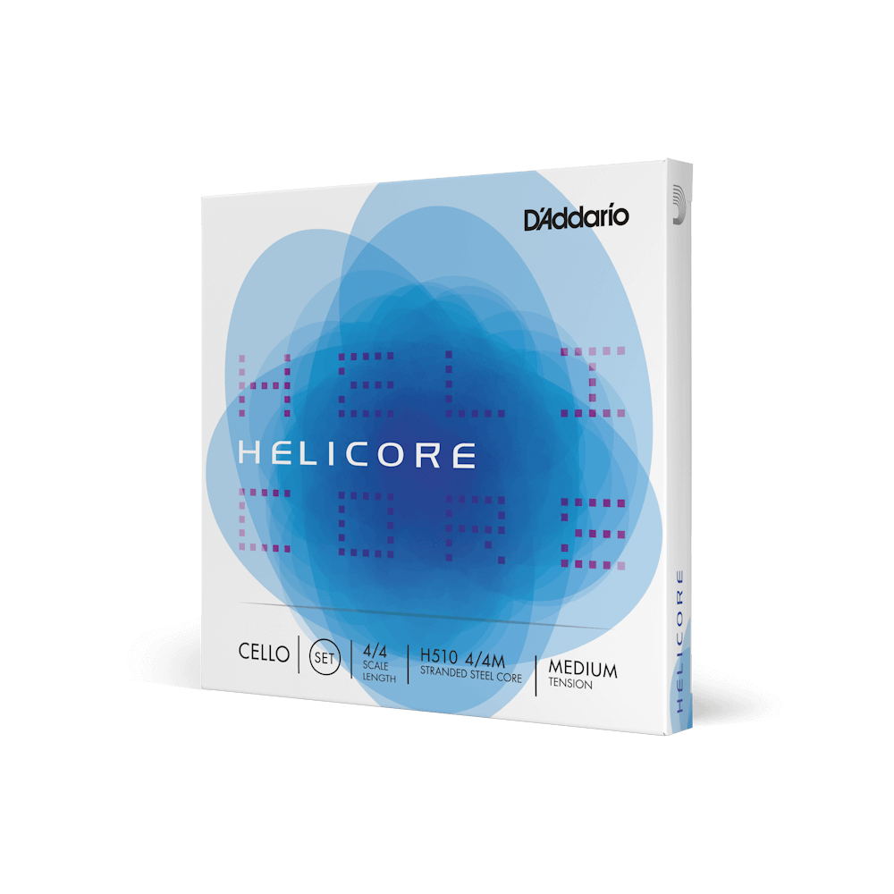D'Addario Helicore CELLO String Set 4/4 Scale, Medium Tension