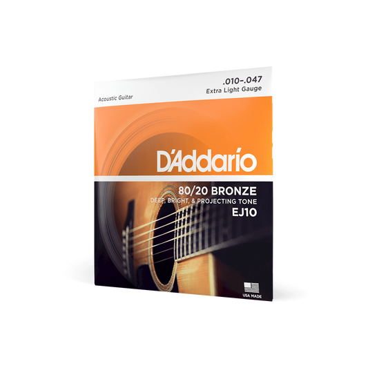 D'Addario 80/20 Bronze Acoustic Guitar strings