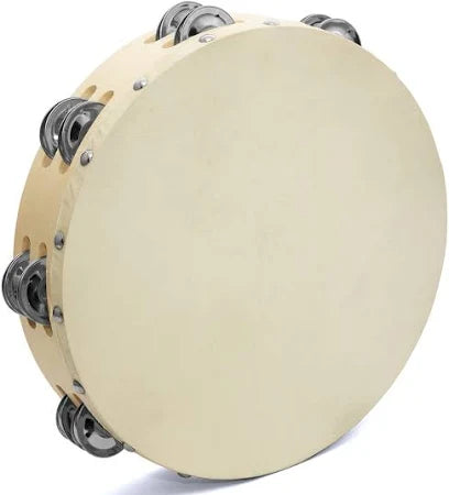 Stadium 10" Wooden Double-row Tambourine